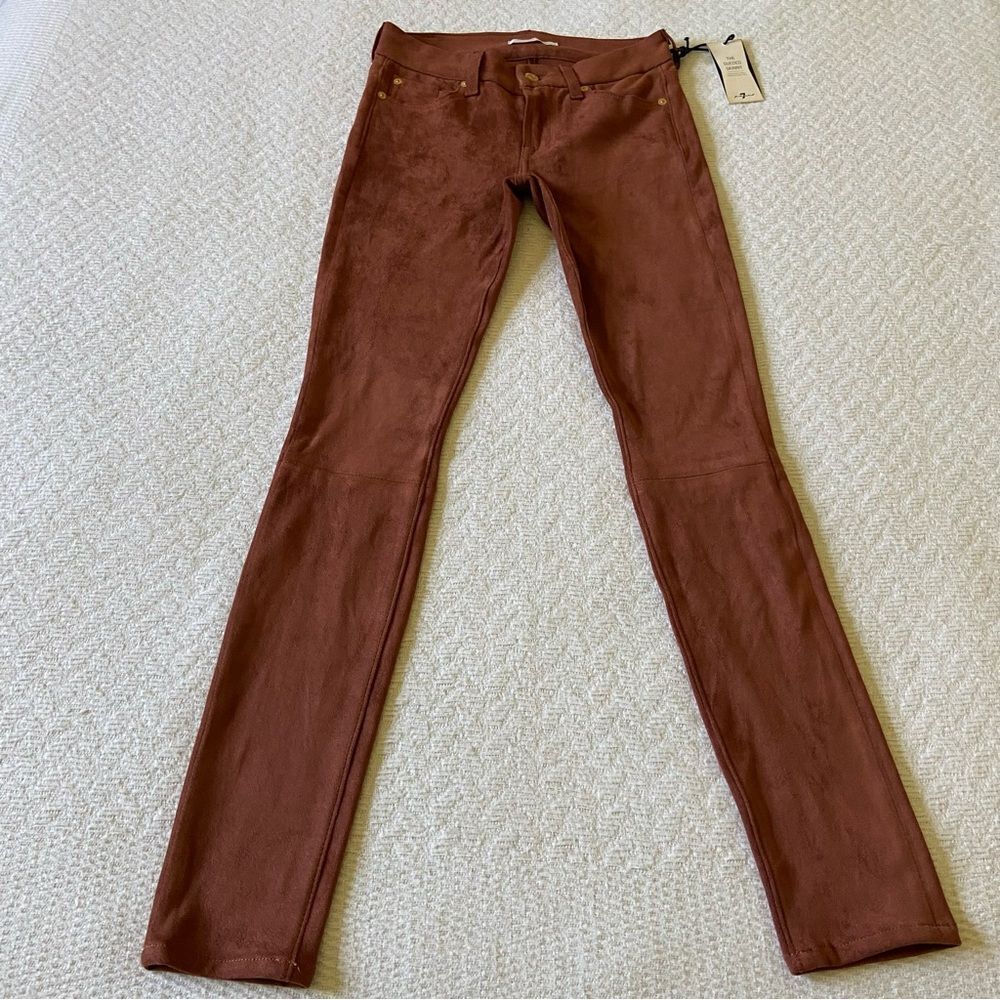 7 For All Mankind The Sueded Skinny Pant - Picture 6 of 13